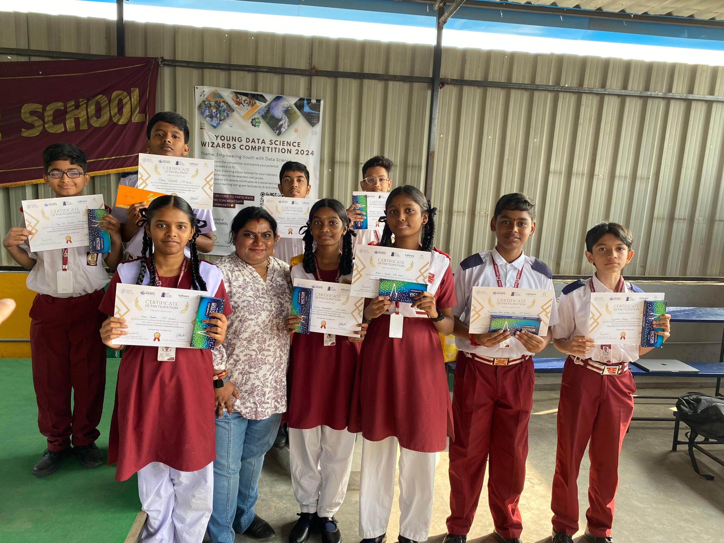 india data science competition with high school kids global climate association