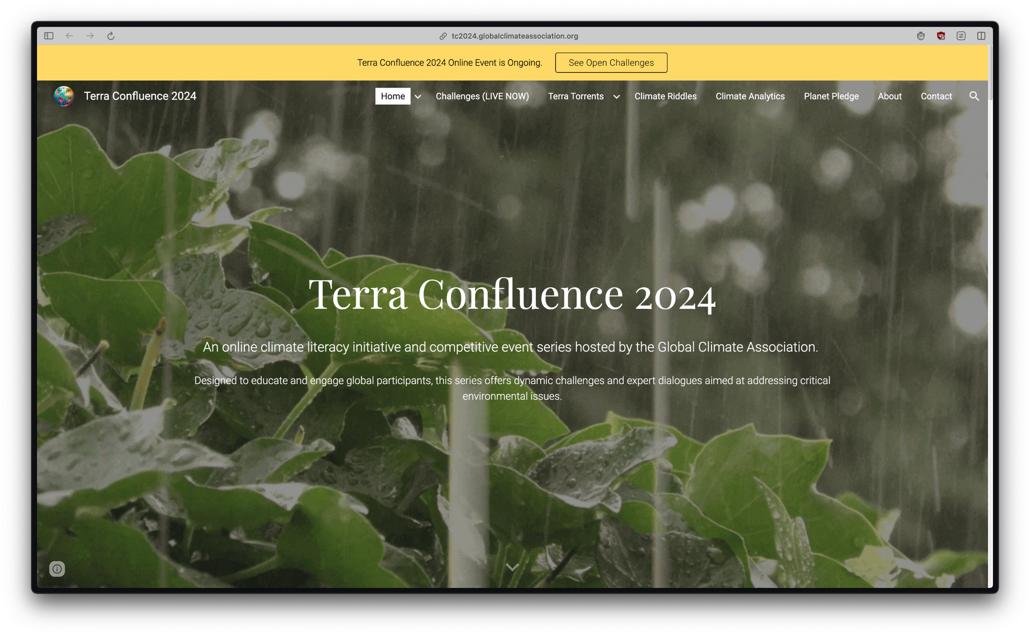 The global climate Association and the terra confluence 2024 click to visit